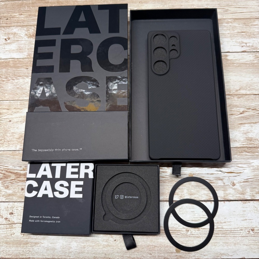 Latercase Midnight Phone Case Samsung Galaxy S25 Ultra Impossibly Thin Maglock